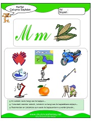 M Sesi Çalışma Sayfaları